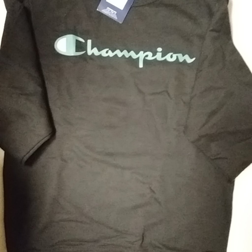 Men's Champion Sweatshirt Black Size Small